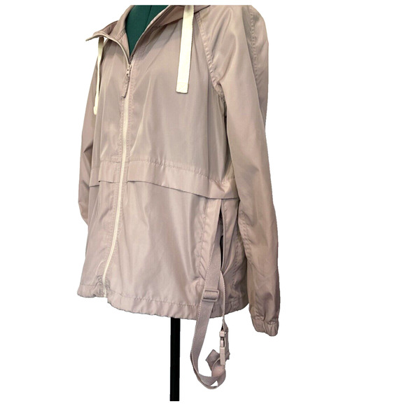 Madewell Women's‎ Raincheck Self Packable Raincoat Size Small Light Purple Pink - Picture 3 of 13